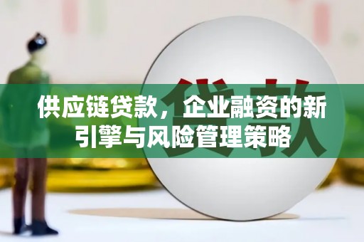 新余供应链贷款，企业融资的新引擎与风险管理策略