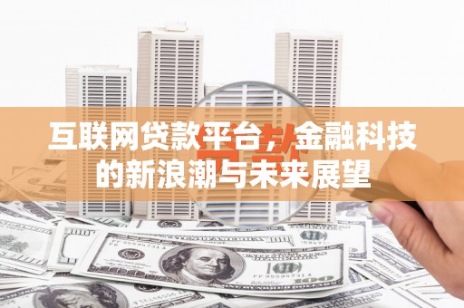新余互联网贷款平台，金融科技的新浪潮与未来展望